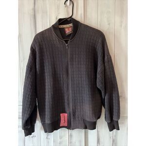 VINTAGE 1988 NEO MAX PETER MAX UNISEX MENS WOMENS BLACK QUILTED POP ART JACKET M